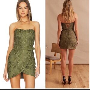 V. Chapman Nigella Dress in Olive